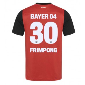 Bayer Leverkusen Jeremie Frimpong #30 Replika Hjemmebanetrøje 2024-25 Kortærmet